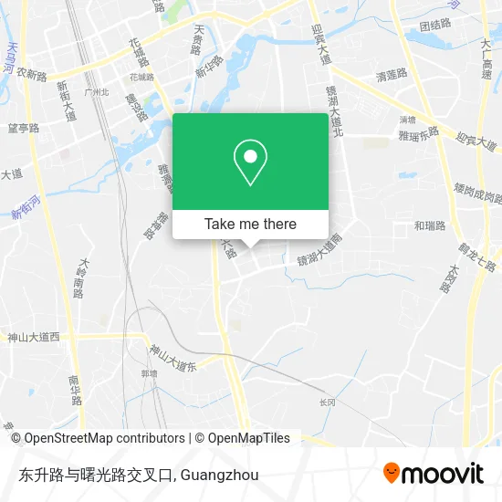 东升路与曙光路交叉口 map