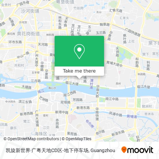 凯旋新世界·广粤天地CD区-地下停车场 map
