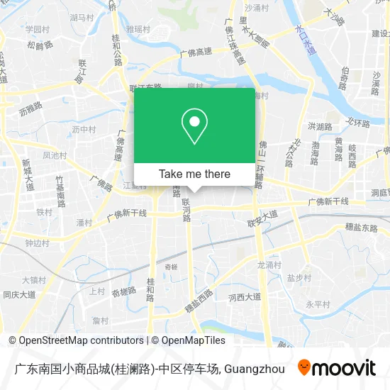 广东南国小商品城(桂澜路)-中区停车场 map