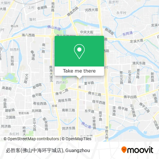 必胜客(佛山中海环宇城店) map