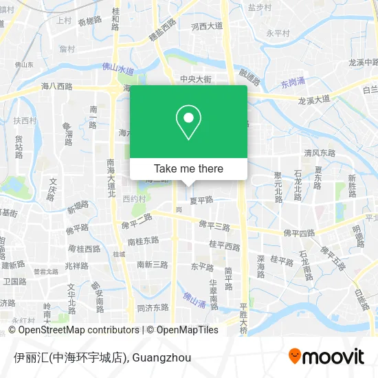 伊丽汇(中海环宇城店) map