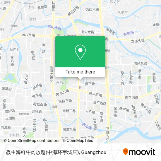 鱻生海鲜牛肉放题(中海环宇城店) map