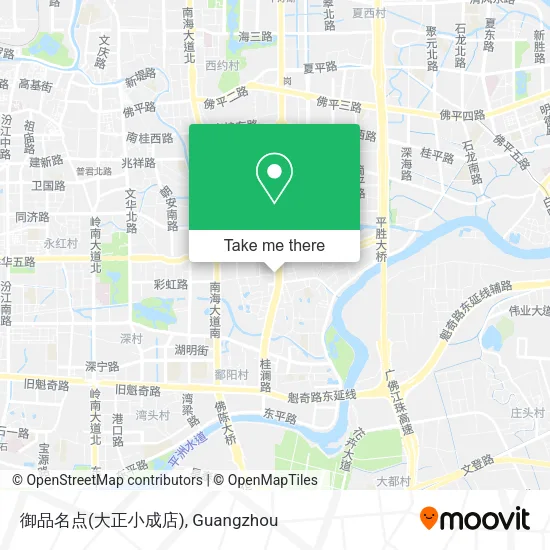 御品名点(大正小成店) map