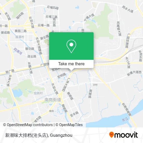 新潮味大排档(沧头店) map