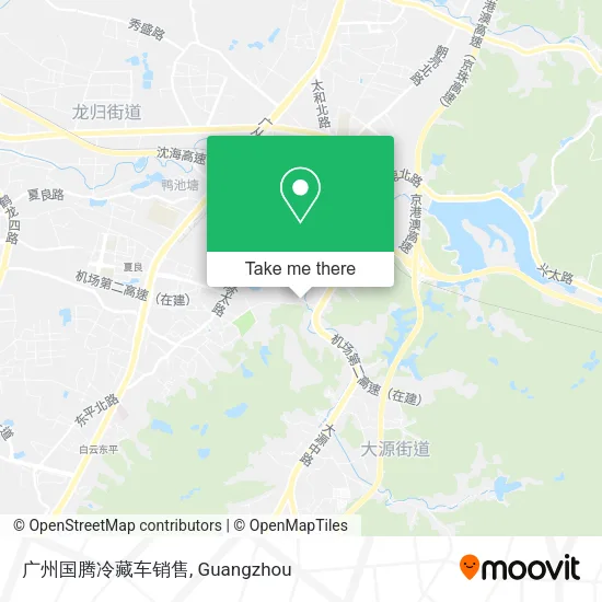 广州国腾冷藏车销售 map