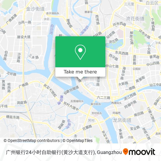 广州银行24小时自助银行(黄沙大道支行) map