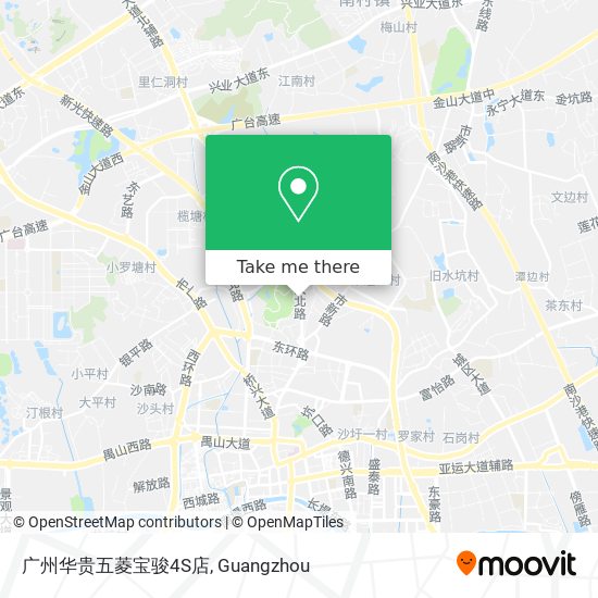 广州华贵五菱宝骏4S店 map