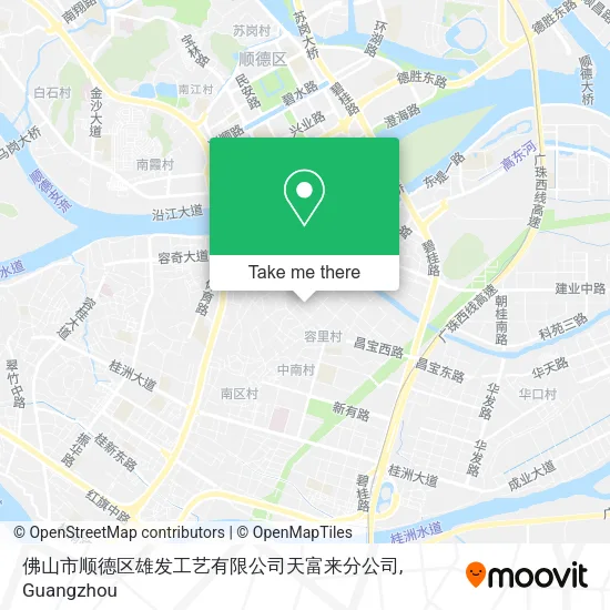 佛山市顺德区雄发工艺有限公司天富来分公司 map