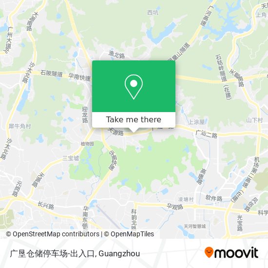 广垦仓储停车场-出入口 map