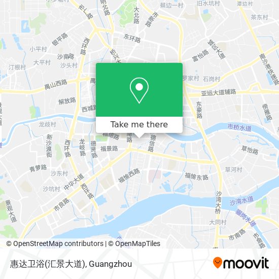 惠达卫浴(汇景大道) map