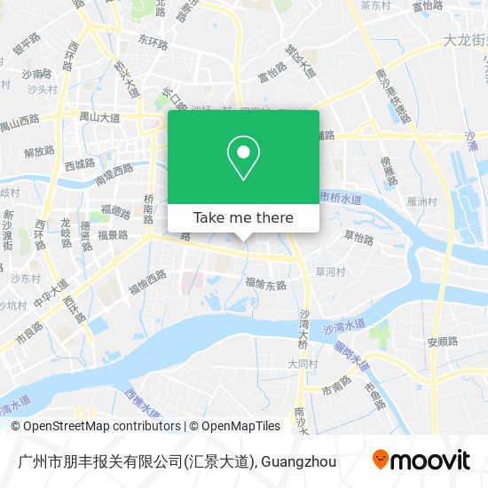 广州市朋丰报关有限公司(汇景大道) map