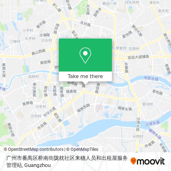广州市番禺区桥南街陇枕社区来穗人员和出租屋服务管理站 map