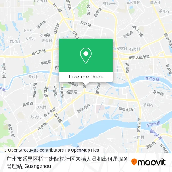 广州市番禺区桥南街陇枕社区来穗人员和出租屋服务管理站 map