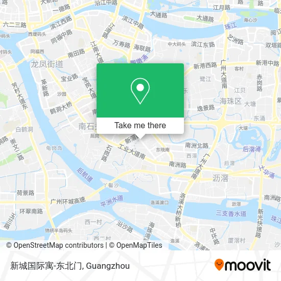 新城国际寓-东北门 map