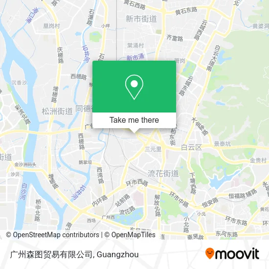 广州森图贸易有限公司 map