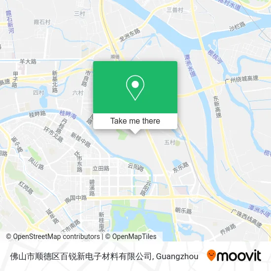 佛山市顺德区百锐新电子材料有限公司 map
