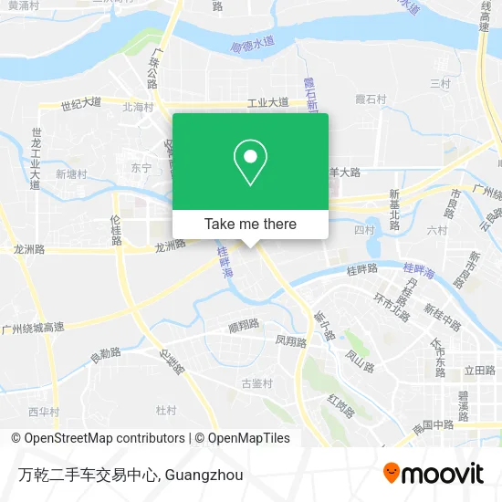 万乾二手车交易中心 map