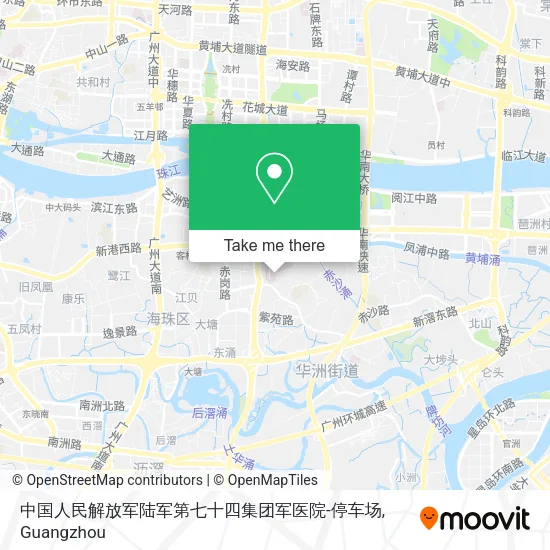 中国人民解放军陆军第七十四集团军医院-停车场 map