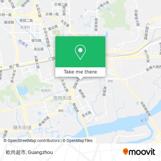 欧尚超市 map