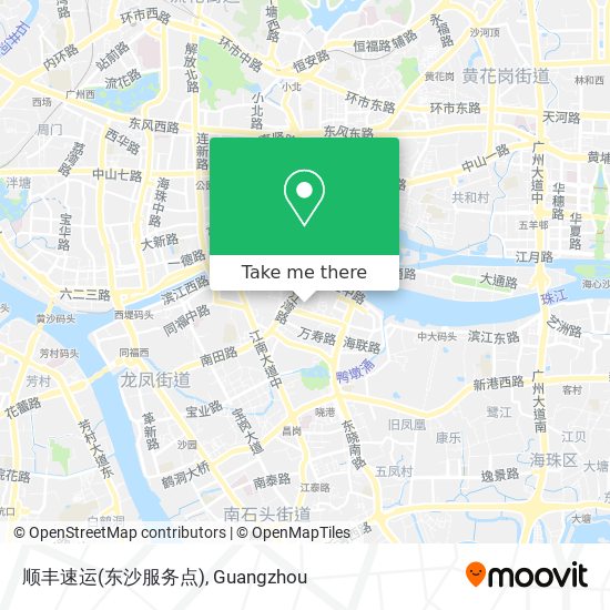 顺丰速运(东沙服务点) map