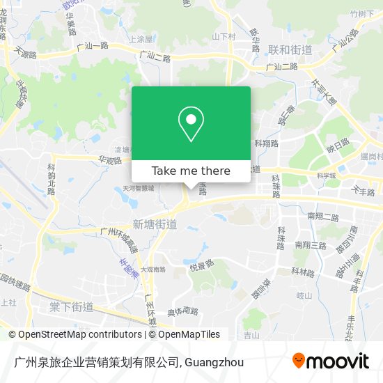 广州泉旅企业营销策划有限公司 map
