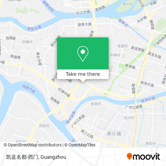 凯蓝名都-西门 map