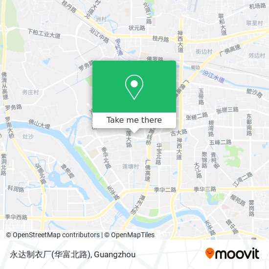 永达制衣厂(华富北路) map