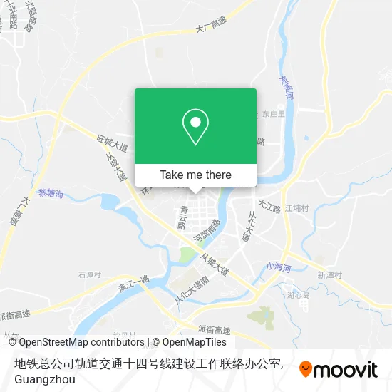 地铁总公司轨道交通十四号线建设工作联络办公室 map