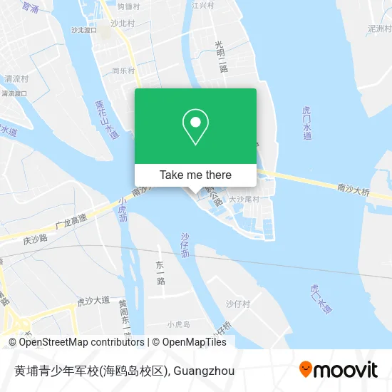 黄埔青少年军校(海鸥岛校区) map