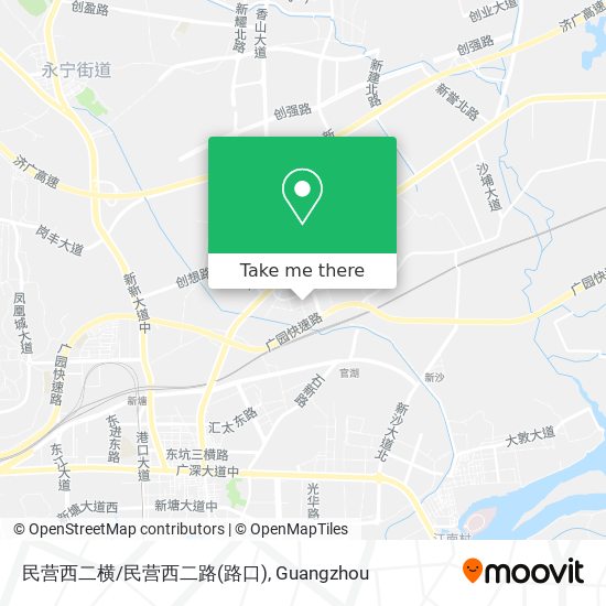 民营西二横/民营西二路(路口) map