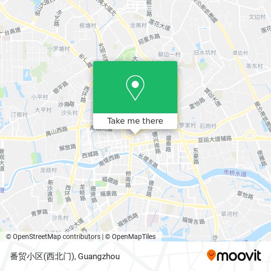 番贸小区(西北门) map