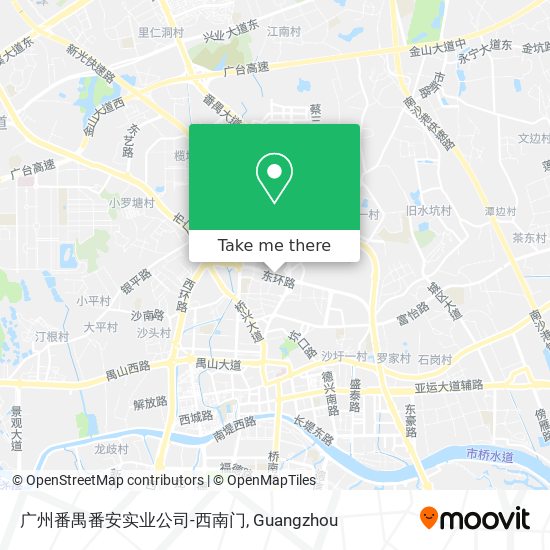 广州番禺番安实业公司-西南门 map