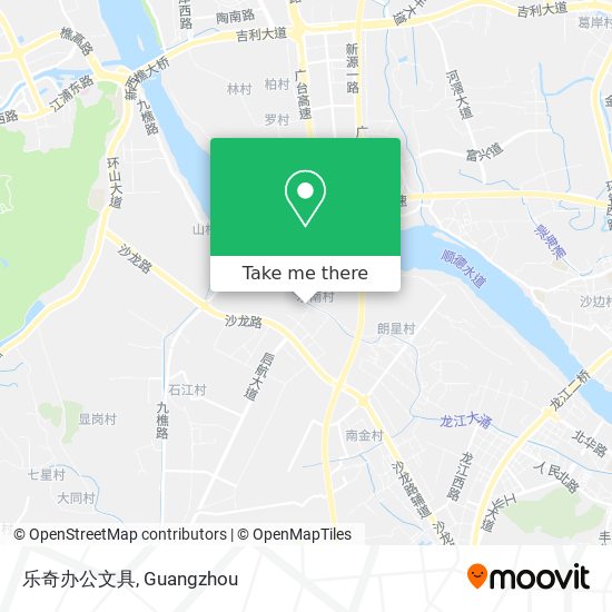 乐奇办公文具 map