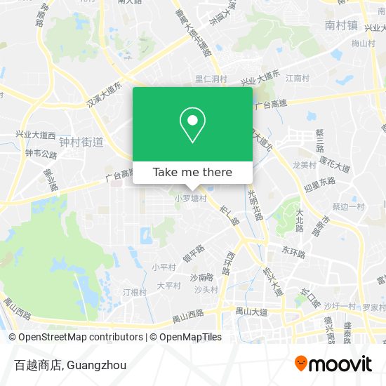 百越商店 map