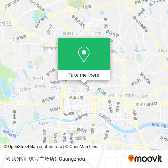 壹茶(钻汇珠宝广场店) map