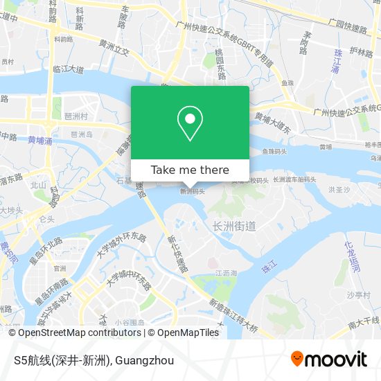 S5航线(深井-新洲) map