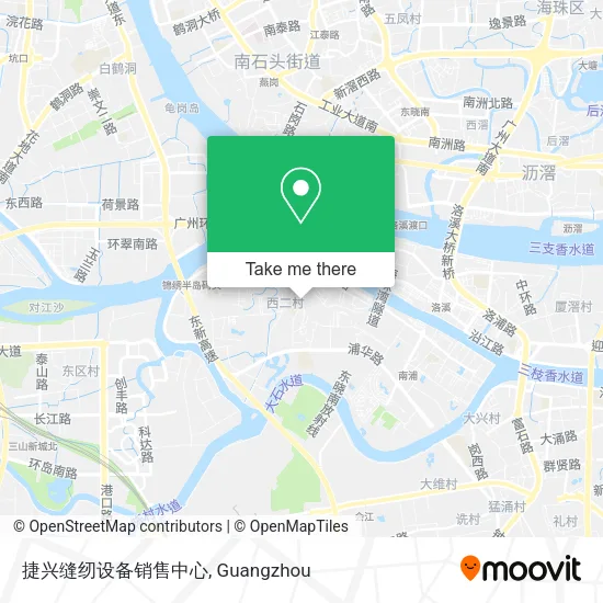 捷兴缝纫设备销售中心 map