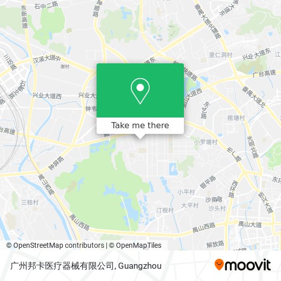 广州邦卡医疗器械有限公司 map