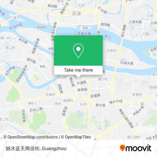 丽水蓝天商业街 map