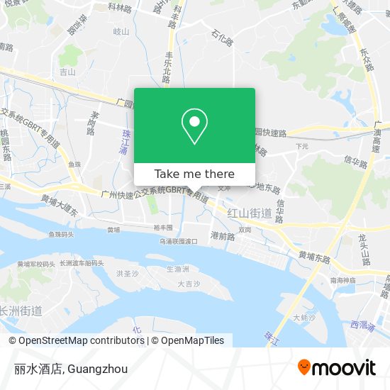 丽水酒店 map