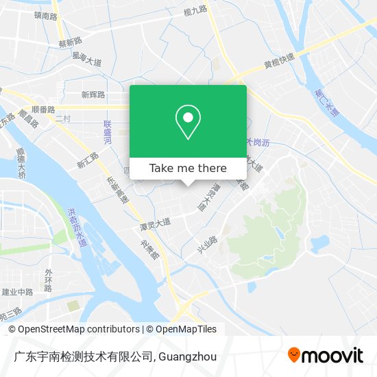 广东宇南检测技术有限公司 map