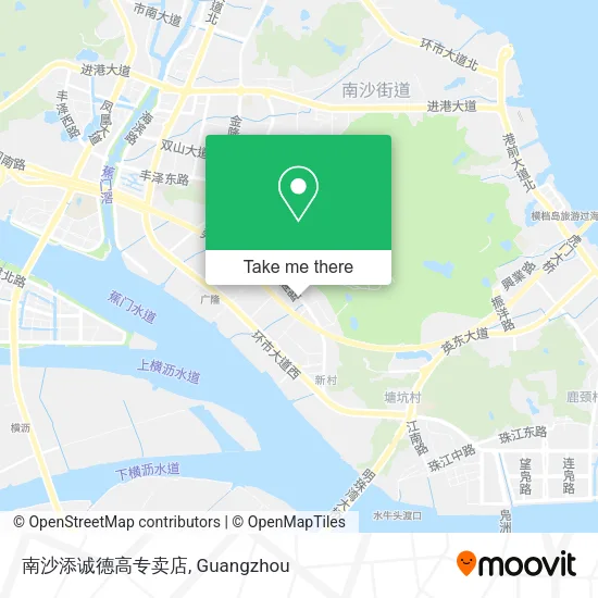 南沙添诚德高专卖店 map