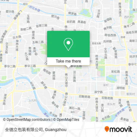 全德立包装有限公司 map