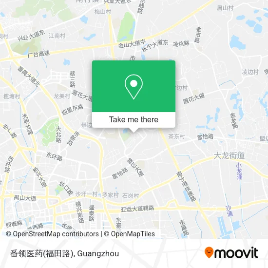 番领医药(福田路) map
