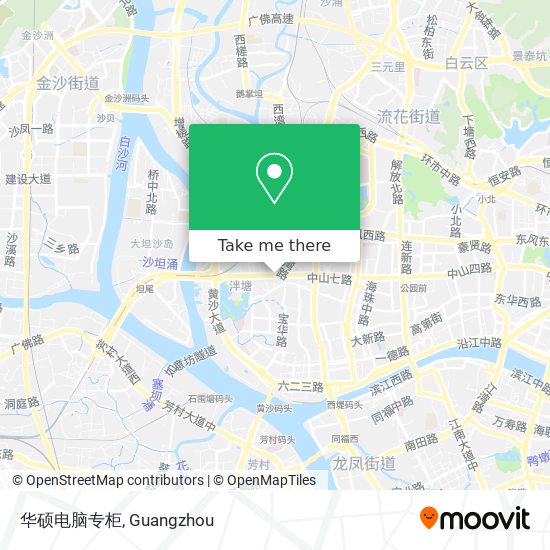 华硕电脑专柜 map