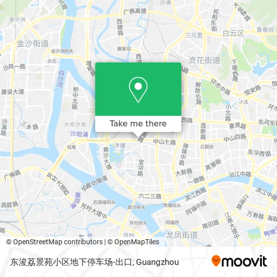东浚荔景苑小区地下停车场-出口 map