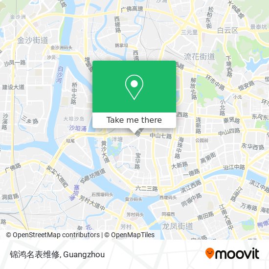 锦鸿名表维修 map