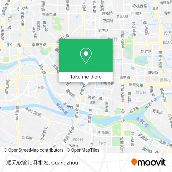 顺元软管洁具批发 map