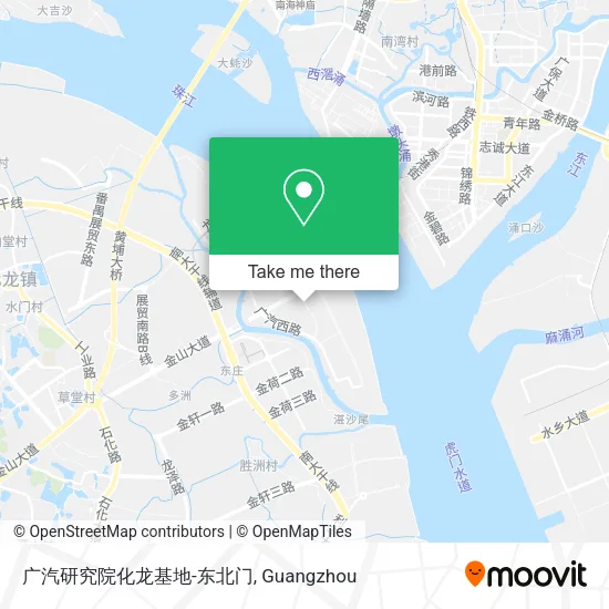 广汽研究院化龙基地-东北门 map