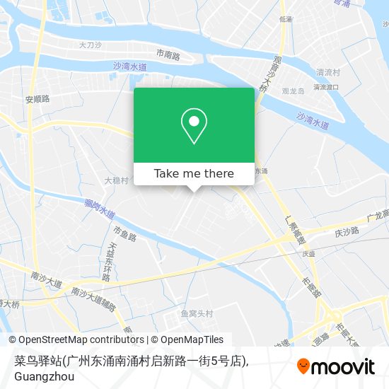 菜鸟驿站(广州东涌南涌村启新路一街5号店) map